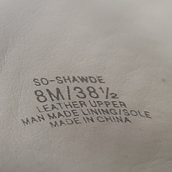 Sole Society Shawde Snakeskin Leather Peep Toe Heel Sandals 8M - Picture 9 of 9